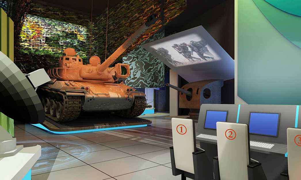 軍事設(shè)計(jì)科技展廳